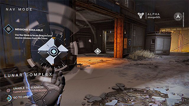 Duch może pokazywać np. drogę do aktualnego celu misji - Planety, księżyce i stacje | Eksploracja w Destiny - Destiny - poradnik do gry
