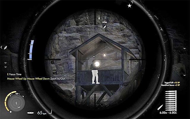 Prawa wieża z reflektorem - Zbadanie południowej części mapy | Misja 4 - Fort Rifugio - Sniper Elite III: Afrika - poradnik do gry