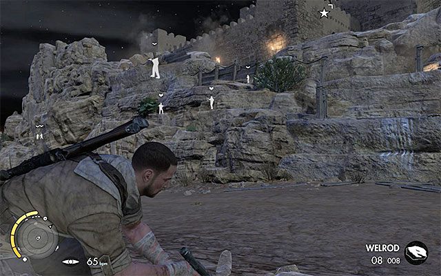 Boczna ścieżka - Zbliżenie się do fortu | Misja 4 - Fort Rifugio | Sniper Elite III Afrika - Sniper Elite III: Afrika - poradnik do gry