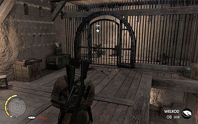Cela - Odnalezienie celi więzionego informatora | Misja 4 - Fort Rifugio - Sniper Elite III: Afrika - poradnik do gry