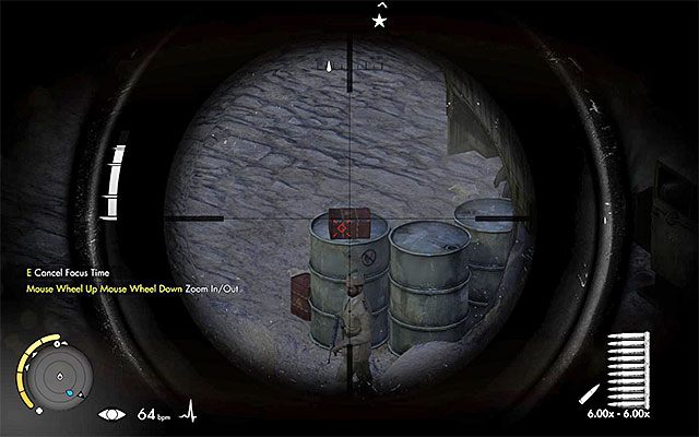 Możesz używać snajperki lub przystępować do starć na niewielkiej odległości - Oczyszczenie dziedzińca z jednostek wroga | Misja 4 - Fort Rifugio - Sniper Elite III: Afrika - poradnik do gry