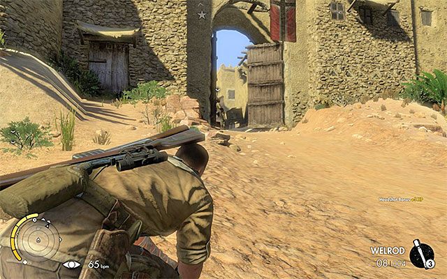 Główne wejście do miasta - Przedostanie się do starego miasta | Misja 5 - Siwa Oasis - Sniper Elite III: Afrika - poradnik do gry