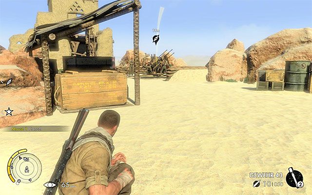 Okolice drugiego stanowiska przeciwlotniczego - Eksploracja starego miasta | Misja 5 - Siwa Oasis | Sniper Elite III Afrika - Sniper Elite III: Afrika - poradnik do gry