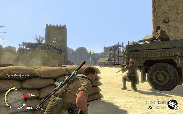 Koniecznie korzystaj z zasłon - Wyeliminowanie snajperów | Misja 5 - Siwa Oasis | Sniper Elite III Afrika - Sniper Elite III: Afrika - poradnik do gry