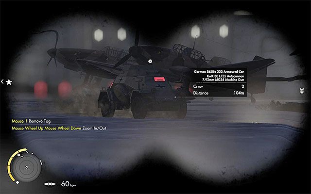 Wóz opancerzony - Eksploracja zachodniej części lotniska | Misja 7 - Pont Du Fahs Airfield - Sniper Elite III: Afrika - poradnik do gry