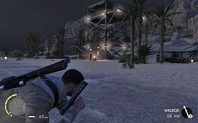 Wieża kontrolna - Eksploracja wschodniej części lotniska | Misja 7 - Pont Du Fahs Airfield - Sniper Elite III: Afrika - poradnik do gry