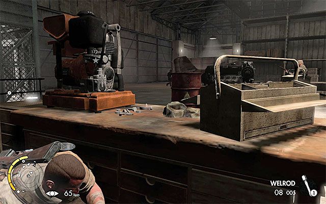 W zachodnich hangarach spotkasz kolejnych wrogów - Eksploracja wschodniej części lotniska | Misja 7 - Pont Du Fahs Airfield - Sniper Elite III: Afrika - poradnik do gry