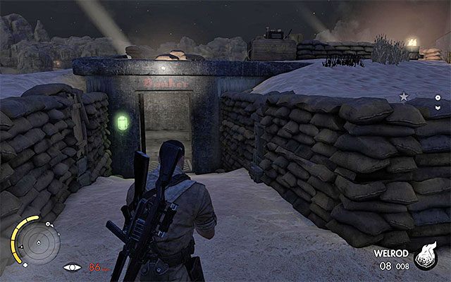 Przykładowe wejście do podziemnych bunkrów - Uzyskanie dostępu do sieci bunkrów | Misja 7 - Pont Du Fahs Airfield - Sniper Elite III: Afrika - poradnik do gry
