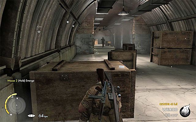 Do eliminacji wrogich żołnierzy najlepiej jest używać broni z tłumikiem - Odnalezienie mapy fabryki | Misja 7 - Pont Du Fahs Airfield - Sniper Elite III: Afrika - poradnik do gry