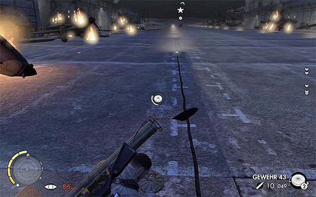 Do zlikwidowania wozu opancerzonego dobrze jest użyć miny lądowej - Zniszczenie wrogich maszyn | Misja 7 - Pont Du Fahs Airfield - Sniper Elite III: Afrika - poradnik do gry
