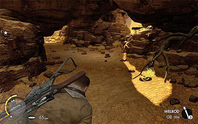 Tunel prowadzący do ostatniej wyrzutni - Zneutralizowanie czterech wyrzutni rakietowych | Misja 1 - Siege of Tobruk - Sniper Elite III: Afrika - poradnik do gry