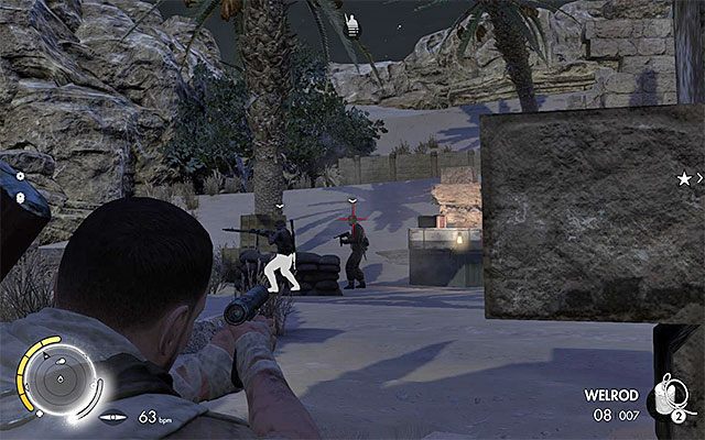 Zwykli przeciwnicy niestety często rozstawieni są blisko siebie - Rodzaje przeciwników | Porady w Sniper Elite III Afrika - Sniper Elite III: Afrika - poradnik do gry