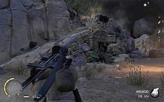 Gniazdo snajperskie jest na niewielkim wzgórzu - Dalekie strzały | Sekrety - Misja 4 | Sniper Elite III Afrika - Sniper Elite III: Afrika - poradnik do gry