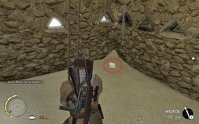 Sprawdź obszar u podstawy wieży - Dzienniki wojenne | Sekrety - Misja 5 | Sniper Elite III Afrika - Sniper Elite III: Afrika - poradnik do gry