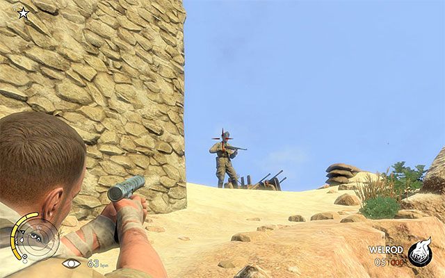 Przeciwnik będący w posiadaniu ulepszenia - Ulepszenia broni | Sekrety - Misja 5 | Sniper Elite III Afrika - Sniper Elite III: Afrika - poradnik do gry