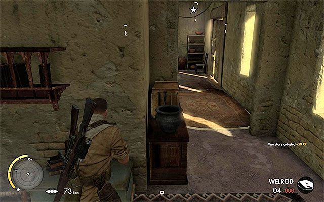 Przeszukaj budynek, w którym ukryto sekret - Dzienniki wojenne | Sekrety - Misja 6 | Sniper Elite III Afrika - Sniper Elite III: Afrika - poradnik do gry