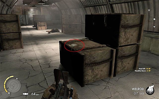 Dokument leży na skrzyni w podziemnych bunkrach - Dzienniki wojenne | Sekrety - Misja 7 | Sniper Elite III Afrika - Sniper Elite III: Afrika - poradnik do gry