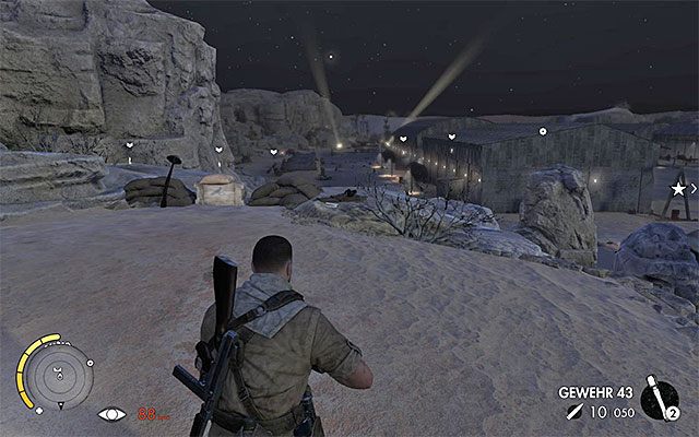 Wzgórze z gniazdem snajperskim - Dalekie strzały | Sekrety - Misja 7 | Sniper Elite III Afrika - Sniper Elite III: Afrika - poradnik do gry