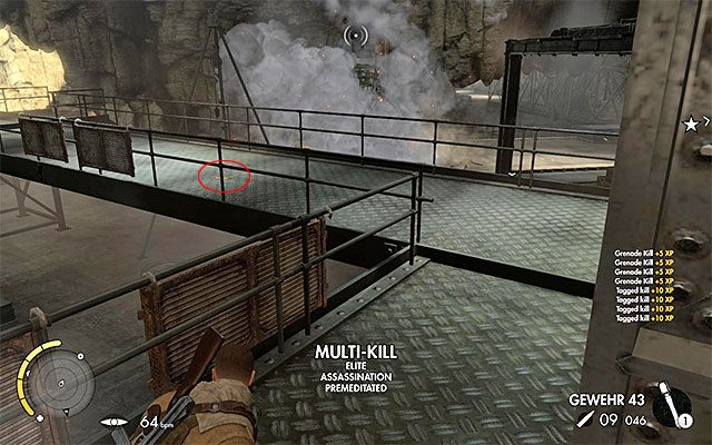 Wejdź na mostek i zabierz kartę - Karty kolekcjonerskie | Sekrety - Misja 8 | Sniper Elite III Afrika - Sniper Elite III: Afrika - poradnik do gry