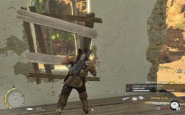 Odblokuj gniazdo i zlokalizuj dwa kolejne dzienniki - Zniszczenie drugiej wyrzutni rakietowej | Misja 6 - Kasserine Pass - Sniper Elite III: Afrika - poradnik do gry