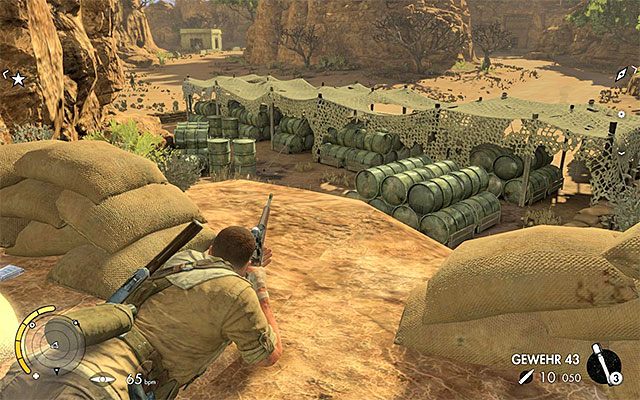 Ostatnie gniazdo snajperskie - Przedostanie się do centrum dowodzenia Vahlena | Misja 6 - Kasserine Pass - Sniper Elite III: Afrika - poradnik do gry