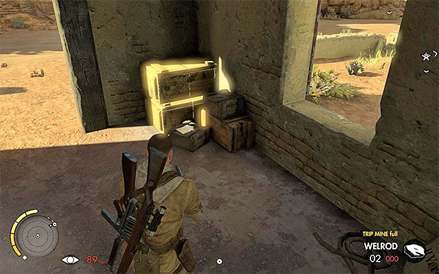 Miejsce odnalezienia dziennika wojennego - Przedostanie się do centrum dowodzenia Vahlena | Misja 6 - Kasserine Pass - Sniper Elite III: Afrika - poradnik do gry