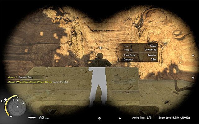 Nie daj się zauważyć wrogiemu snajperowi - Zdobycie kombinacji do sejfu | Misja 6 - Kasserine Pass - Sniper Elite III: Afrika - poradnik do gry