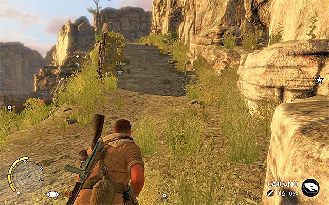 Droga prowadząca do północnej części mapy - Zniszczenie drugiej artylerii | Misja 3 - Halfaya Pass | Sniper Elite III Afrika - Sniper Elite III: Afrika - poradnik do gry