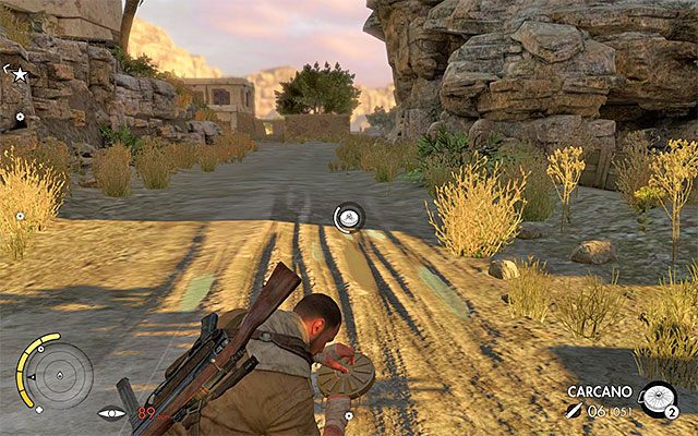 Mina lądowa musi zostać rozstawiona na trasie przejazdu czołgu - Zniszczenie wrogiego czołgu | Misja 3 - Halfaya Pass | Sniper Elite III Afrika - Sniper Elite III: Afrika - poradnik do gry