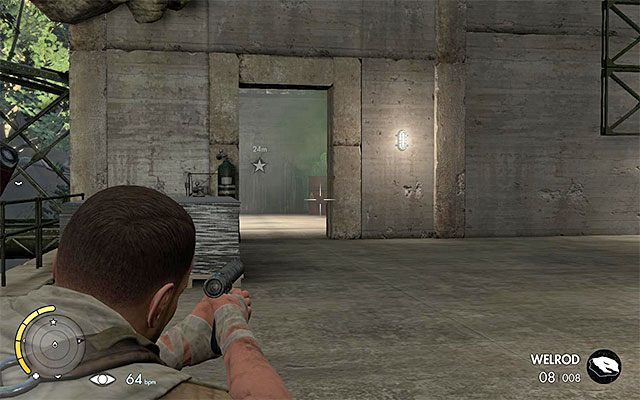 Sugerowane miejsce oddania strzału - Zniszczenie drugiego transformatora | Misja 8 - Ratte Factory - Sniper Elite III: Afrika - poradnik do gry