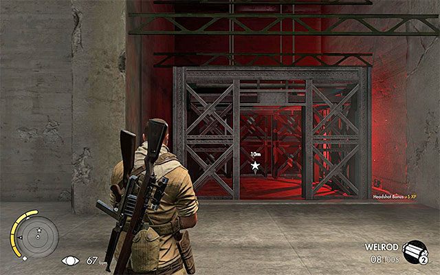 Winda towarowa - Dotarcie do windy towarowej | Misja 8 - Ratte Factory | Sniper Elite III Afrika - Sniper Elite III: Afrika - poradnik do gry