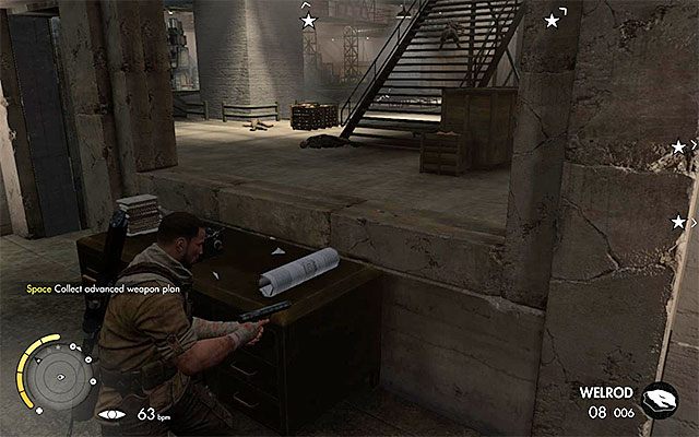 Ostatni czwarty schemat - Eksploracja hali z czołgiem | Misja 8 - Ratte Factory | Sniper Elite III Afrika - Sniper Elite III: Afrika - poradnik do gry