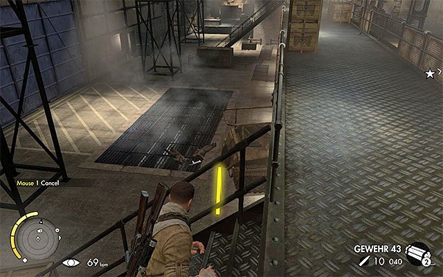 Wspomniany wyżej transporter dysponuje bardzo dużym polem widzenia i oznacza to, że musisz pilnować się żeby nie zostać zauważonym przez jego załogę - Podłożenie ładunku wybuchowego na czołgu | Misja 8 - Ratte Factory - Sniper Elite III: Afrika - poradnik do gry
