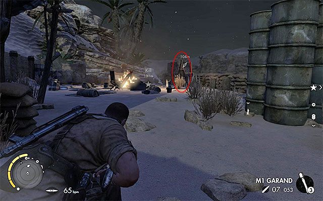 Przeciwnik napotkany na wzgórzu - Ulepszenia broni | Sekrety - Misja 2 | Sniper Elite III Afrika - Sniper Elite III: Afrika - poradnik do gry