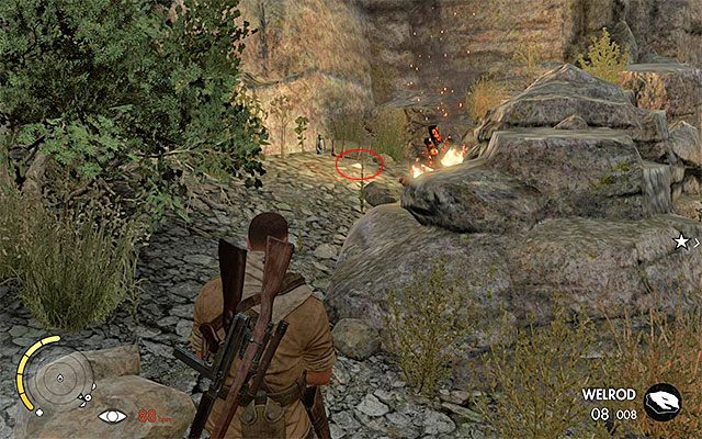 Rozglądaj się za rozpalonym ogniskiem - Dzienniki wojenne | Sekrety - Misja 3 | Sniper Elite III Afrika - Sniper Elite III: Afrika - poradnik do gry