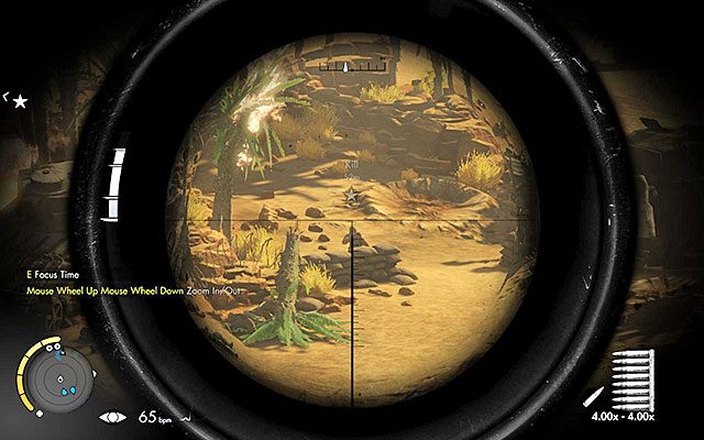 Użyj snajperki do pozbycia się dwóch obserwatorów - Wyeliminowanie obserwatorów artyleryjskich | Misja 1 - Siege of Tobruk - Sniper Elite III: Afrika - poradnik do gry