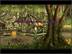 Najpierw znalazłam zniszczone okulary, bez wątpienia należące do Georgea, a potem - [Nico] DŻUNGLA - Indiańska wioska - Broken Sword II: The Smoking Mirror - poradnik do gry