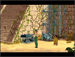 4 - [Nico] DŻUNGLA - Indiańska wioska - Broken Sword II: The Smoking Mirror - poradnik do gry