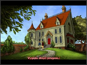 Posępny dom profesora Oubiera nie wzbudził jakoś mojego zainteresowania - Broken Sword II: The Smoking Mirror - poradnik do gry