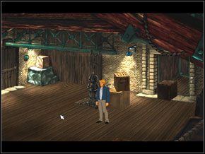 Zauważyłem nieopodal kilka skrzyń - [George] MARSYLIA - Magazyn - Broken Sword II: The Smoking Mirror - poradnik do gry