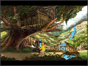 2 - [George] DŻUNGLA - Domek na drzewie cz.1 - Broken Sword II: The Smoking Mirror - poradnik do gry