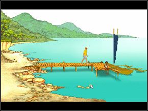 3 - [George] KARAIBY - Plaża - Broken Sword II: The Smoking Mirror - poradnik do gry