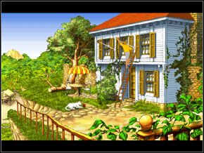 Gdy Ruddles podszedł do ryby, zabrałem mu piłkę - [George] KARAIBY - Plaża - Broken Sword II: The Smoking Mirror - poradnik do gry