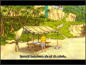 Wróciłem na górę - [George] KARAIBY - Plaża - Broken Sword II: The Smoking Mirror - poradnik do gry