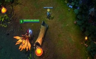 Jeśli natomiast gramy jako drużyna fioletowa, nasze totemy powinny znaleźć się tu - Po czwarte - Cele drugorzędne | Pięć elementów zdobywania przewagi w LoL - League of Legends - poradnik do gry