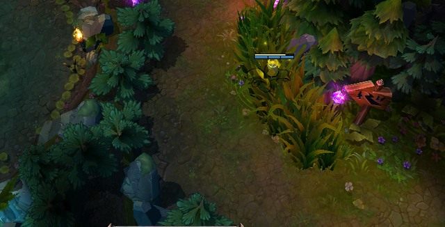 Jeśli wrogowie nie będą mieć wizji na Baronie, a będą podejrzewać, że właśnie z nim walczycie, to właśnie tędy będzie szedł gracz, który będzie chciał przerzucić totem przez ścianę - Po czwarte - Cele drugorzędne | Pięć elementów zdobywania przewagi w LoL - League of Legends - poradnik do gry