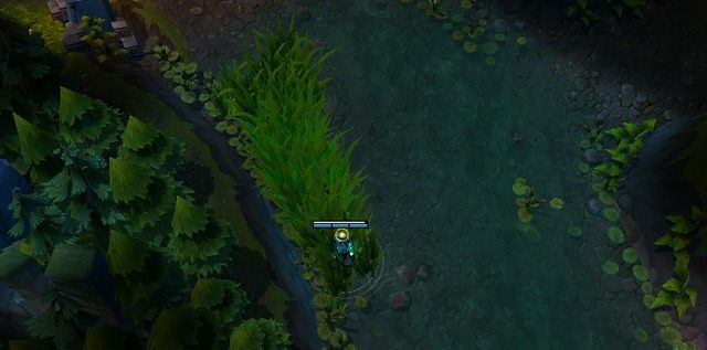 Totem w tym miejscu zapewnia ochronę przed gankami od strony rzeki - Po drugie - Totemy i map awarness | Pięć elementów zdobywania przewagi w LoL - League of Legends - poradnik do gry