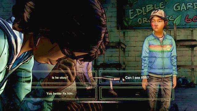 Sarita - Rozdział 10 - Blind Eye | Epizod 3 - In Harms Way - The Walking Dead - Season Two - poradnik do gry