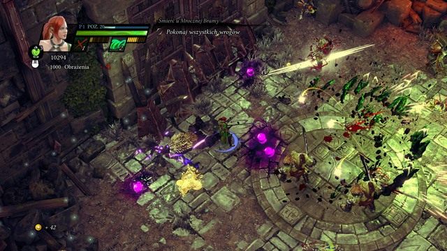 Drżąca ziemia świetnie nadaje się do czyszczenia terenu przed postacią. - Alithea, lansjerka z Ankarii | Postacie w Sacred 3 - Sacred 3 - poradnik do gry