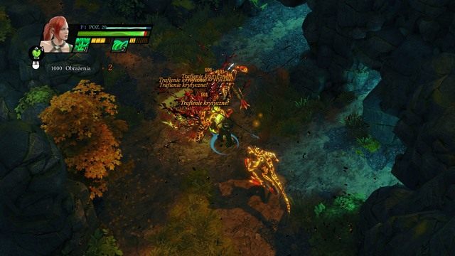 Alithea atakuje z zabójczą prędkością używając Trzęsienia ziemi. - Alithea, lansjerka z Ankarii | Postacie w Sacred 3 - Sacred 3 - poradnik do gry